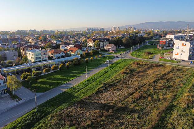 Snimke iz zraka po?etka radova na proširenju i rekonstrukciji Sarajevske ceste u Zagrebu