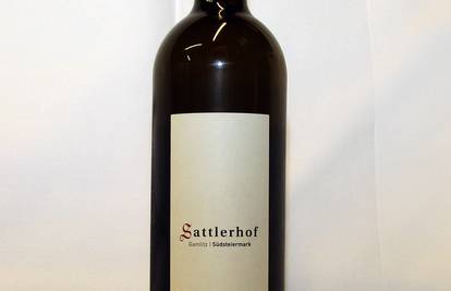 Vino tjedna je elegantan Sauvignon Sattlerhof 2011.