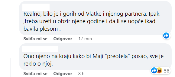 Gledatelji negoduju nakon Vlatkinog ispadanja: 'Ukočena je, ali ima i puno gorih plesača'