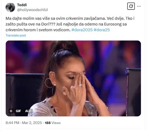 FOTO Pljušte reakcije nakon Dore, ovo su memovi: 'Tko ovo pušta? Što je s glasom? A ton?'