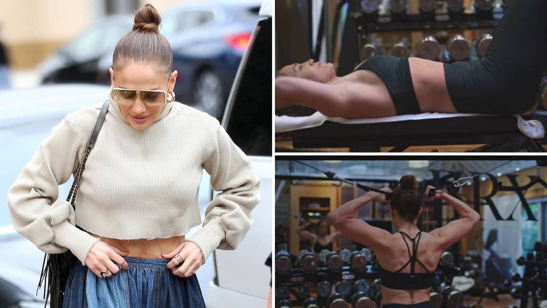 Nije kako se čini: J.Lo se hvalila  tijelom i mišićima, ali paparazzi je razotkrili fotkama bez filtera