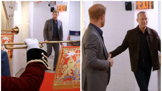 Princ Harry i Tom Hanks zajedno izveli skeč kojim su se narugali monarhiji: 'Makni se s puta...'