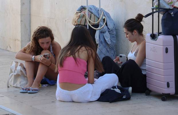 Split: Centar grada uoči početka Ultre 