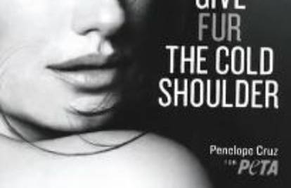 U PETA- inoj kampanji otkrila golo rame: Cruz ne nosi krzno 