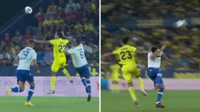 Stoper Villarreala laktom razbio Kalinićevo lice: Sav u krvi izašao već nakon četiri minute
