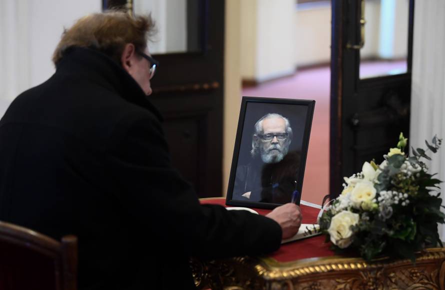 Zagreb: Komemoracija za Vatroslava Mimicu u Hrvatskom narodnom kazalištu