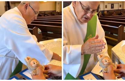 Kruži video na kojem svećenik krsti Labubua, ljudi su zgroženi: 'Holybubu, ovo je tako krivo!'