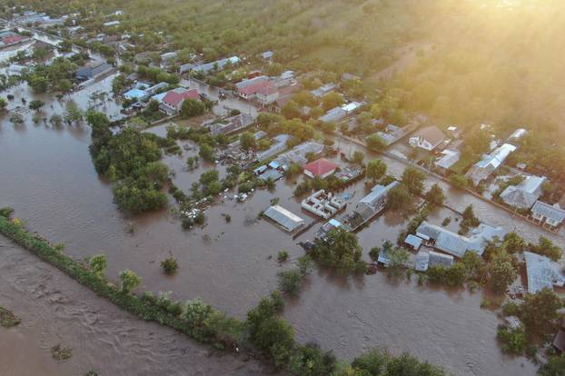 Floods hit Galati county in Romania