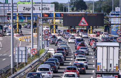 Špica sezone, gužve i kolone na svim cestama prema moru, a na A1 zbog jakog vjetra samo auti