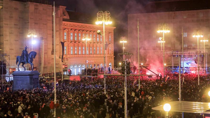 Zagreb: Svečani doček rukometnih reprezentativaca nakon osvojene bronce na Europskom prvenstvu