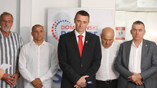 Šibenik: Ivan Penava, predsjednik Domovinskog pokreta održao konferenciju za medije