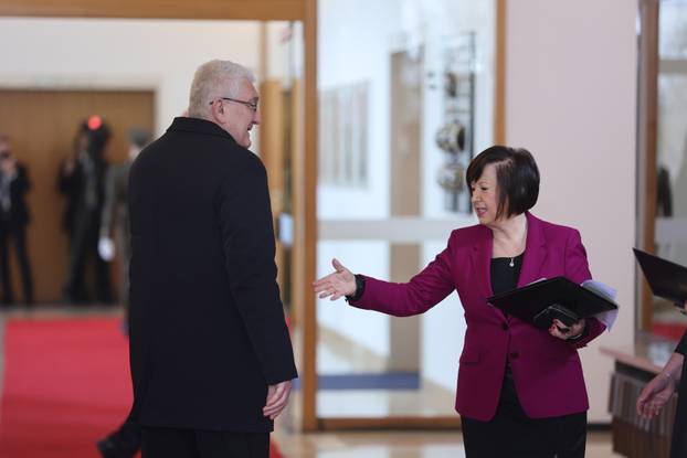 Zagreb: Dolazak uzvanika za inauguraciju predsjednika Zorana Milanovića