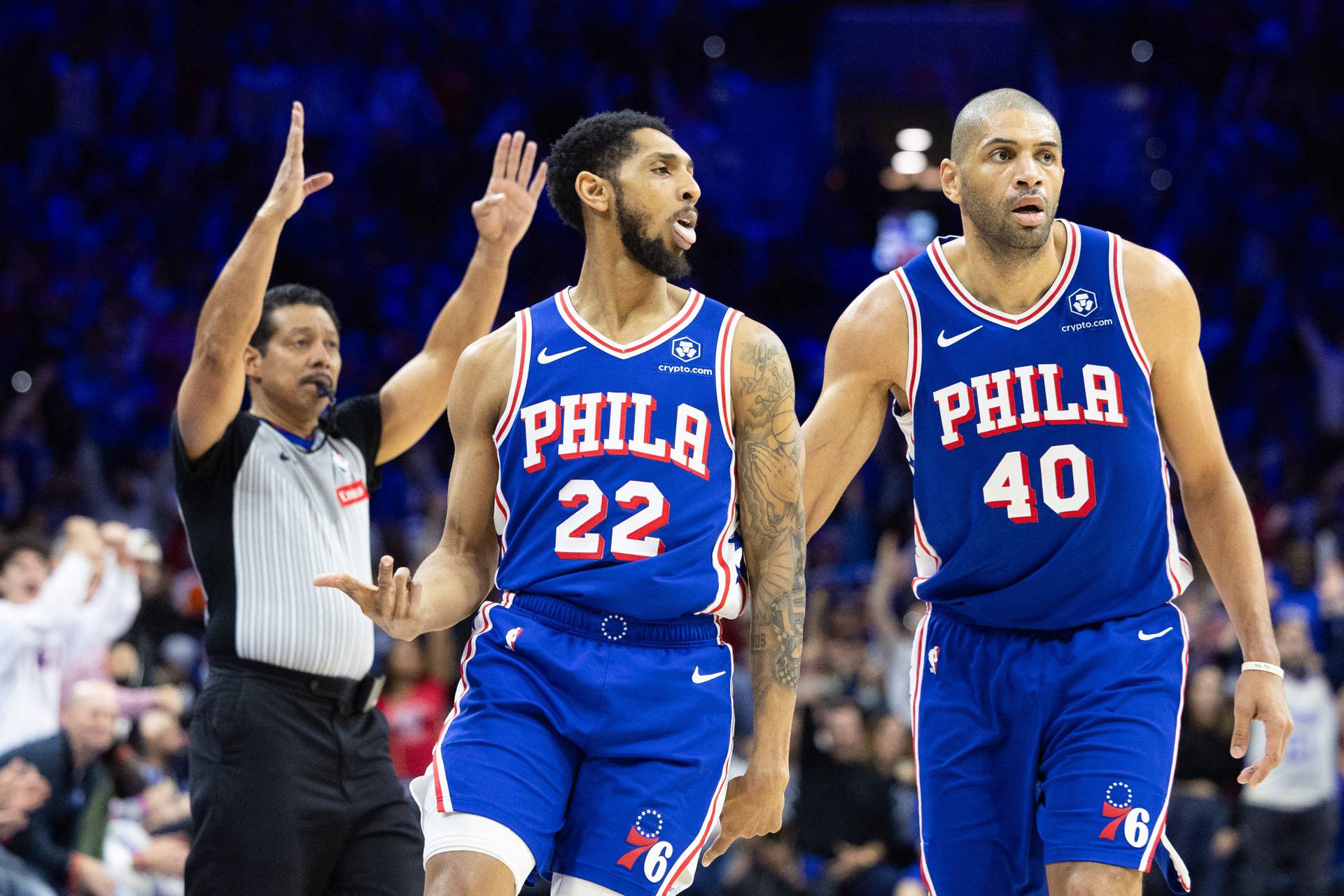 NBA: Playoffs-Miami Heat at Philadelphia 76ers