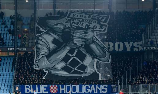 Uefa žestoko kaznila Dinamo i zbog ovog transparenta. Prijeti Boysima i zabrana gostovanja