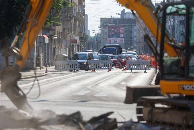 Zagreb: Zbog radova križanje Šubićeve i Zvonimirove ulice zatvara se za promet na mjesec dana