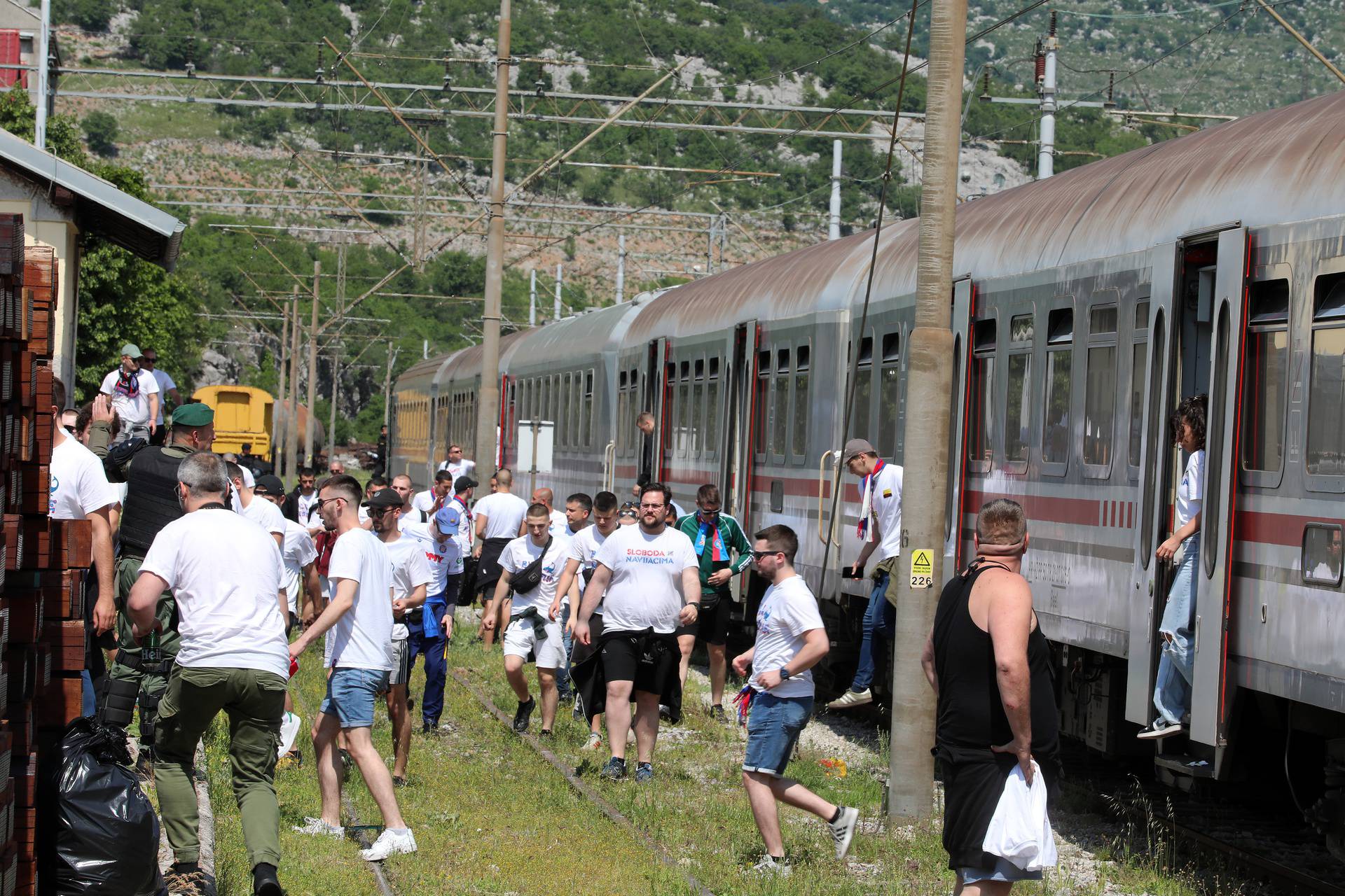 Rijeka: Bili vlak sa Torcidom stigao u Rijeku