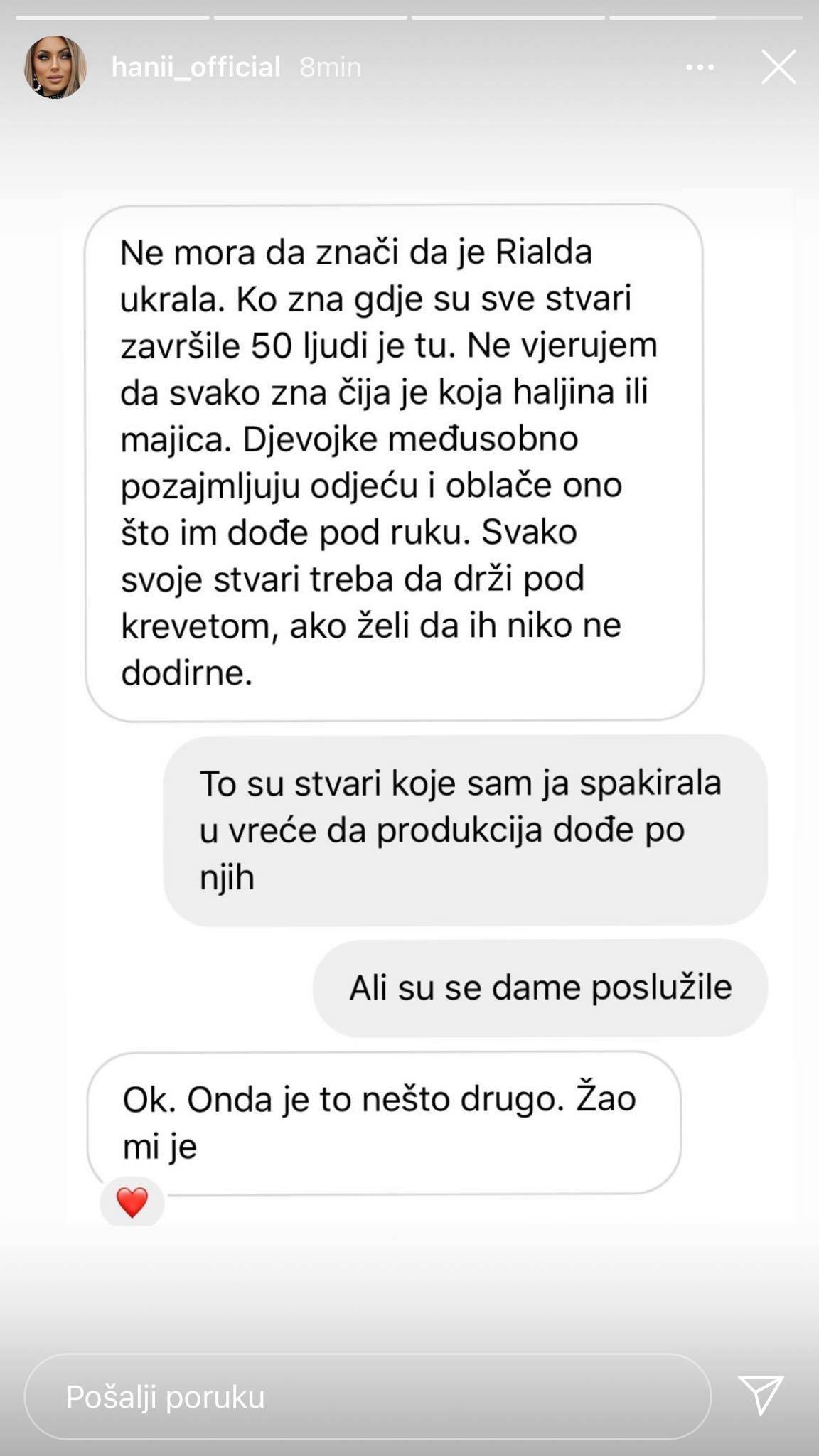 Hana ugledala svoju haljinu na drugoj: Pokrale su me u showu!