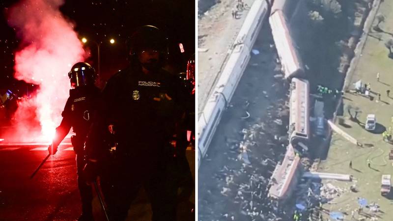 Broj mrtvih u strašnom sudaru vlakova porastao na 68, neredi u Madridu. Napali su policiju!