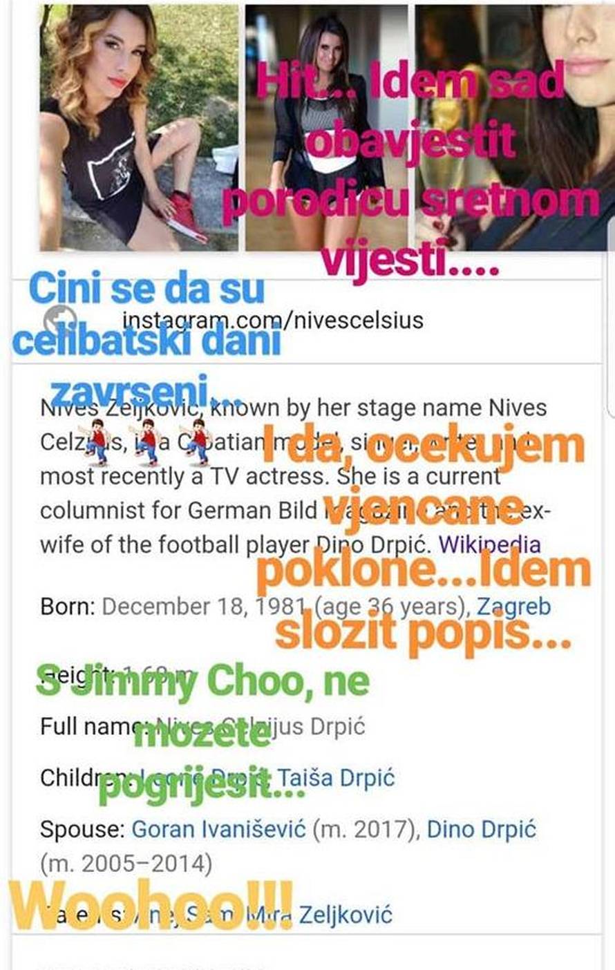 Nives Celzijus se ‘preudala’ za Gorana Ivaniševića: Pa to je hit