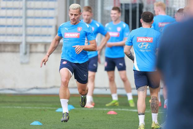 Osijek: Trening češke nogometne reprezentacije