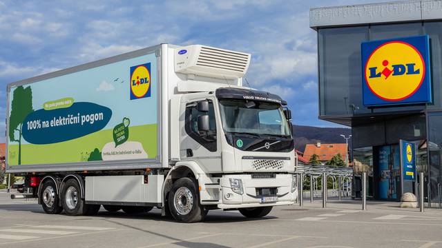 Lidl Hrvatska predstavio prvi potpuno električni kamion