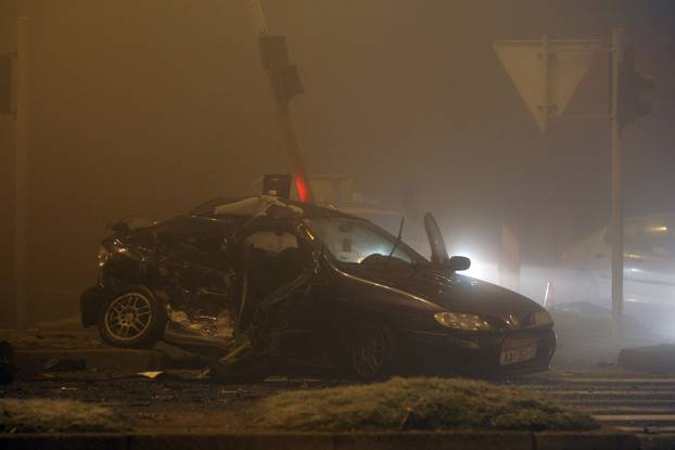 Zagreb: Tri osobe poginule u sudaru na križanju ?vora Buzin i Avenije V. Holjevca 