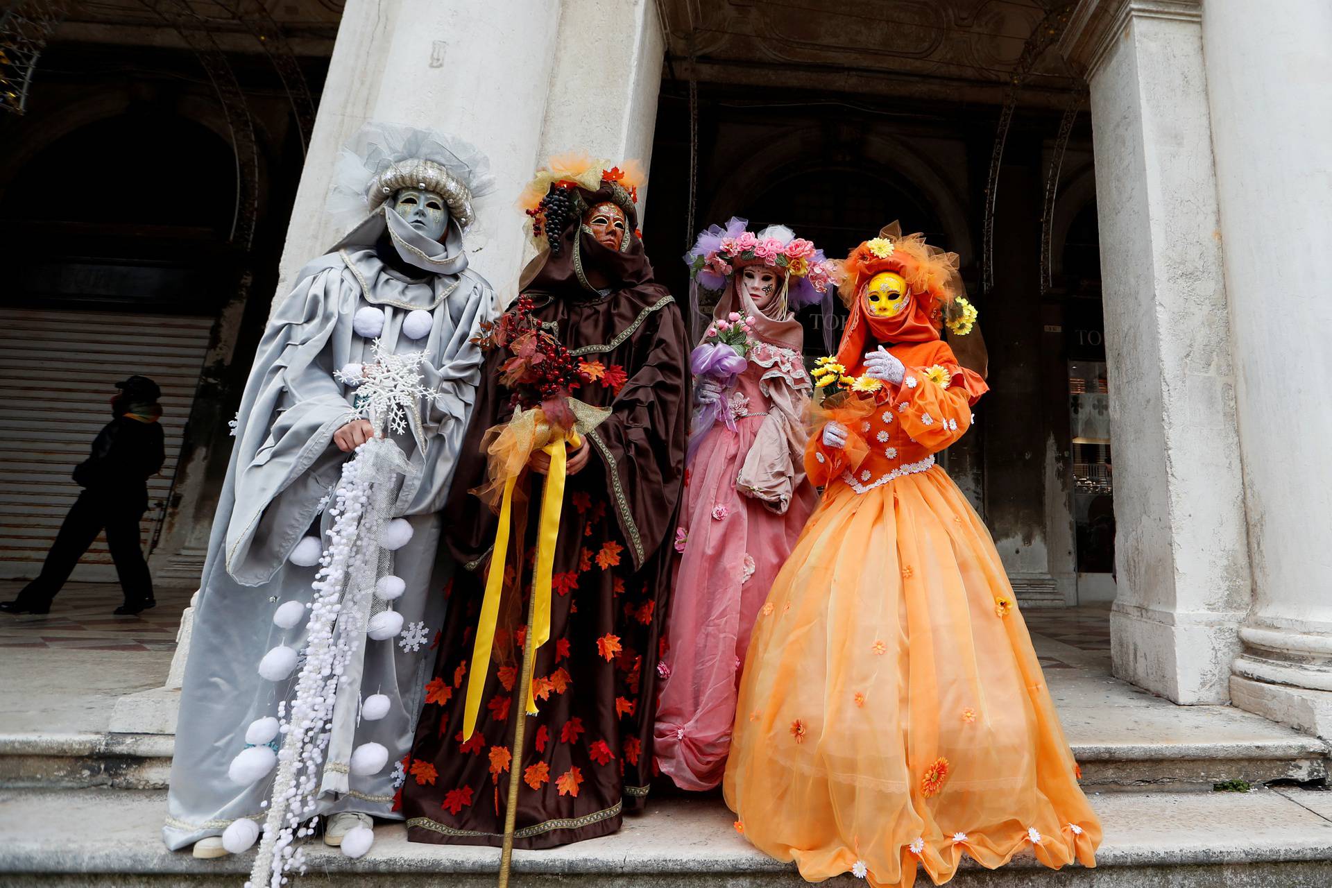 Annual Venice carnival, in Venice