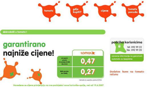 Na Tomatu minuta prema drugim mrežama 47 lipa 