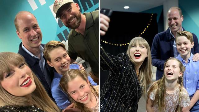 Kraljevska proslava rođendana! William i djeca bili na koncertu Taylor Swift, okinuli i 'selfije'