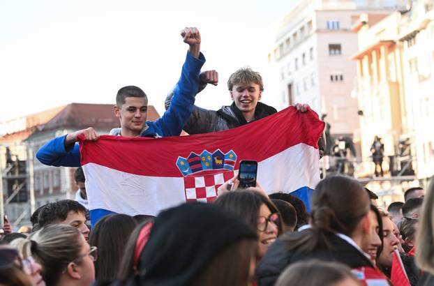 Zagreb: Svečani doček rukometaša nakon osvojenog srebra na Svjetskom prvenstvu