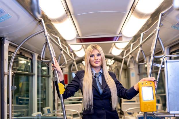 Zagreb: Iva Pandžić, 
vozačica tramvaja