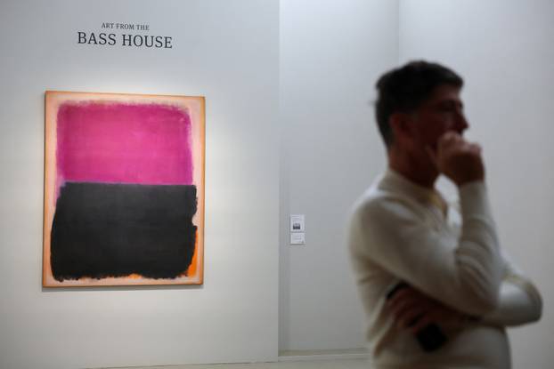 Media preview for Christie's upcoming "20th Century Evening Sale" in New York