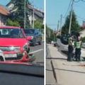 VIDEO Auto završio na krovu nakon sudara u Sesvetama: Jedan čovjek završio u bolnici