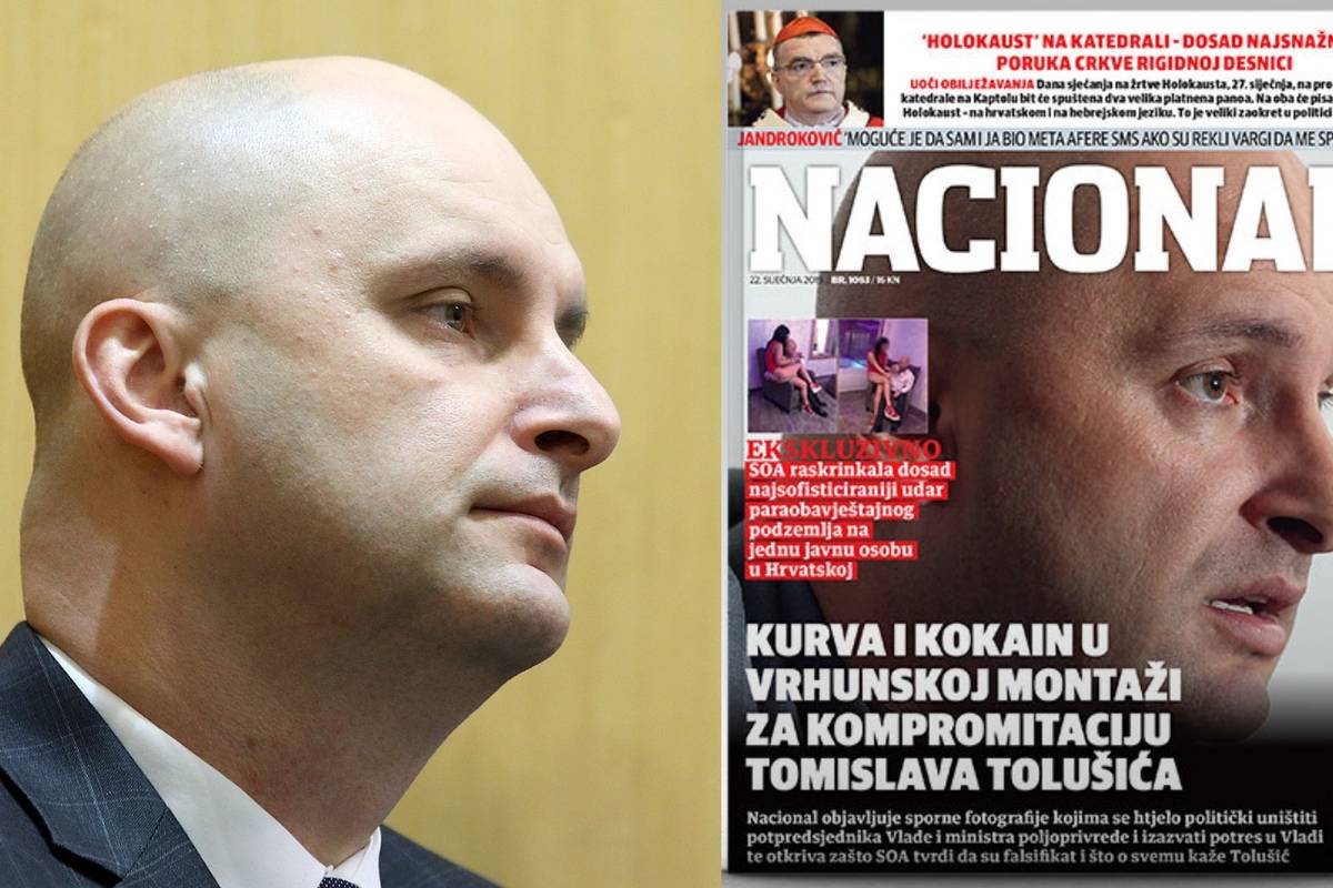 Htjeli uništiti ministra Tolušića fotomontažama s prostitutkom
