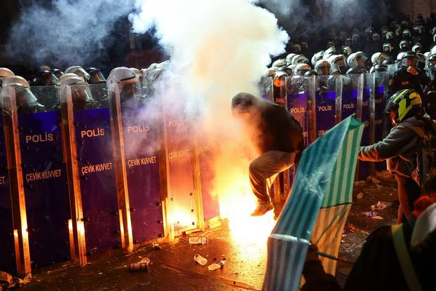 Protests against detention of Istanbul Mayor Ekrem Imamoglu