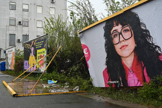 Olujno nevrijeme napravilo veliku štetu u Zagrebu