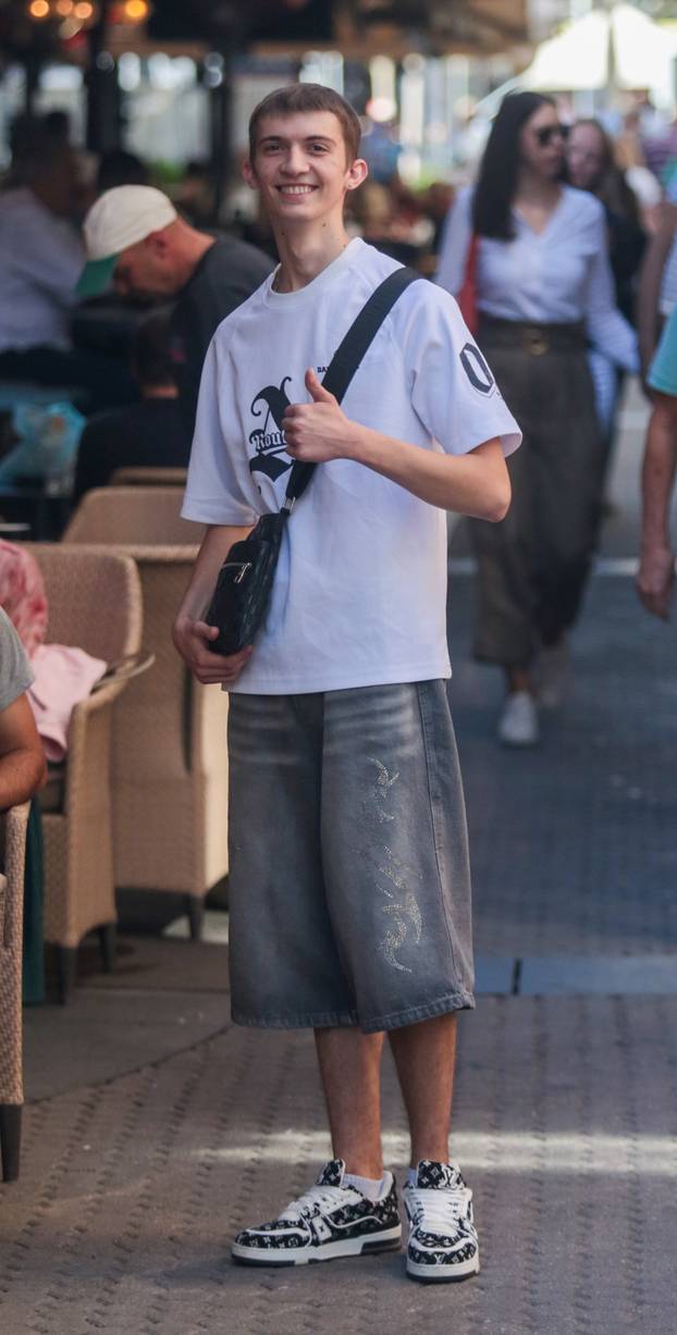 Zagreb: Luka Novaković Bobanac u centru grada