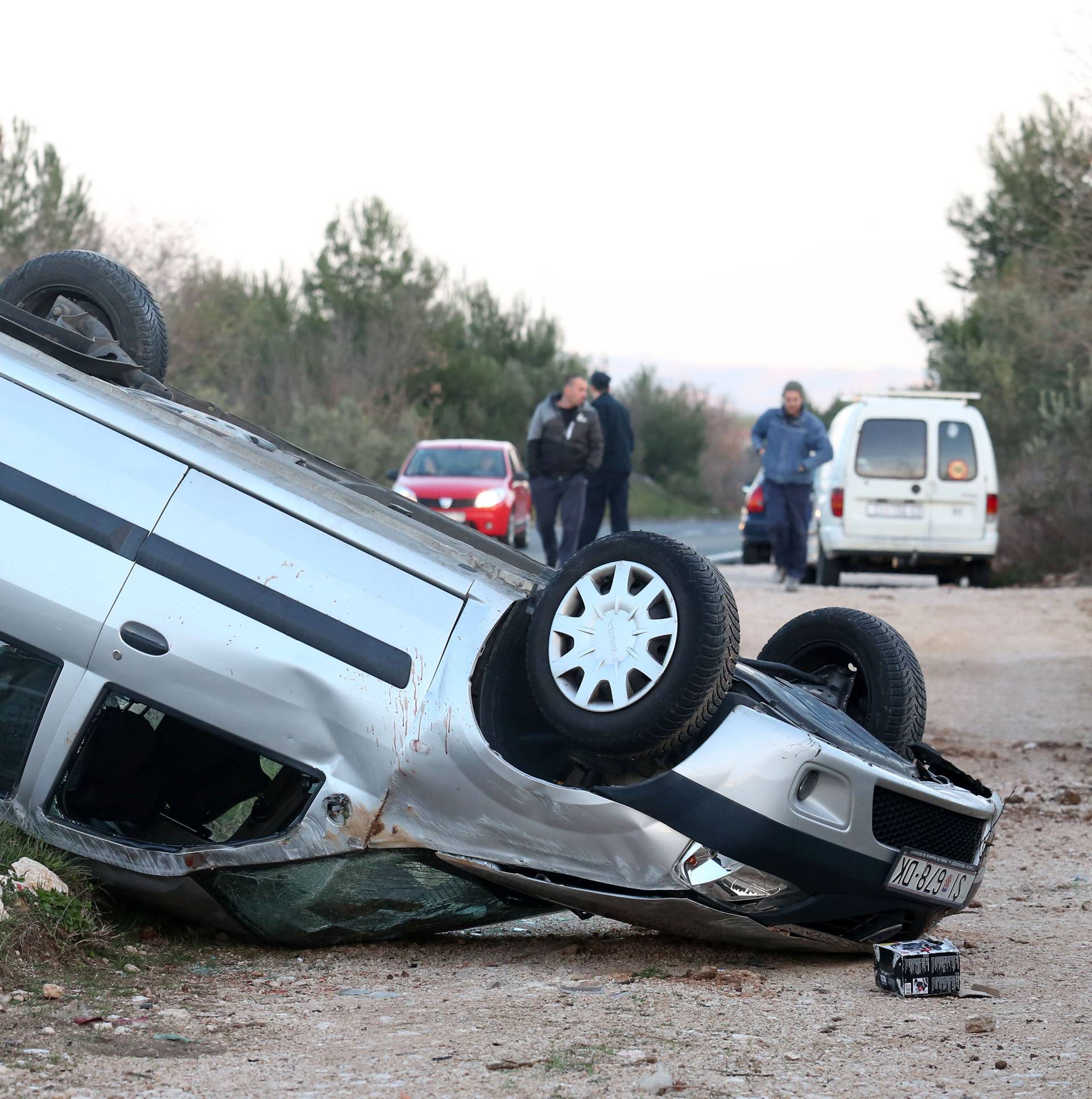 U prevrtanju automobila kod Vodica ozlijeđena je  vozačica