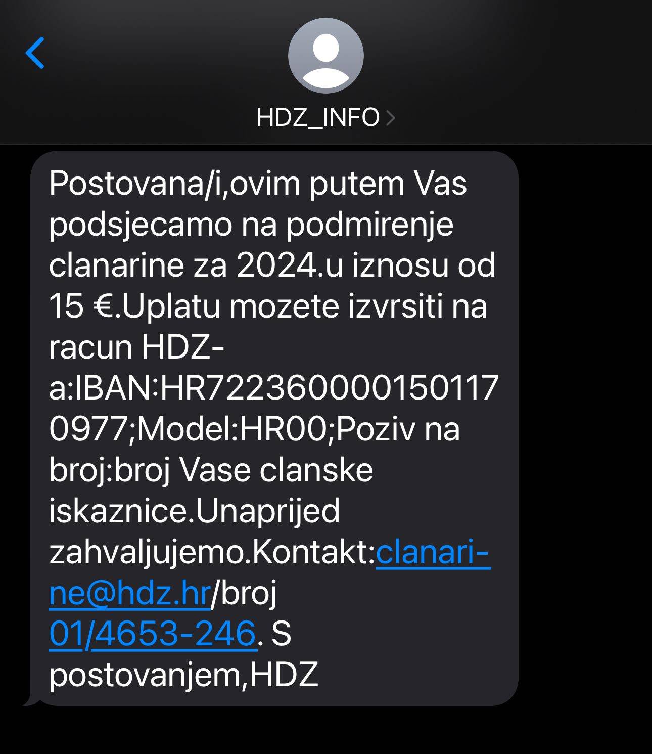 HDZ-ovcima stižu požurnice: Traže da plate 15 eura članarine