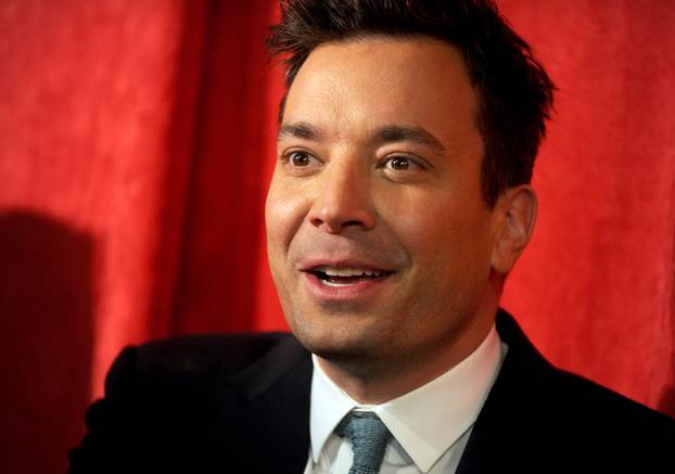 Jimmy Fallon Wax Figure at Madame Tussauds - New York