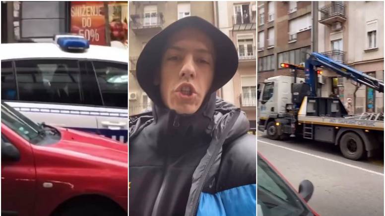 Baku Prase privela policija u centru Beograda: Sve je snimio