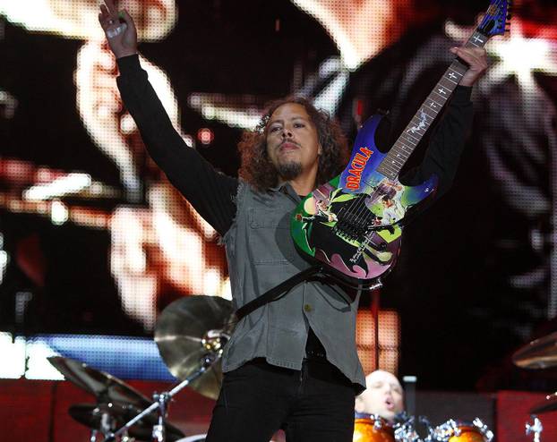 ARHIVA - 2010. Zagreb: Metallica na Hipodromu oduševila preko 30 tisu?a fanova, a kiša je lijevala kao iz kabla