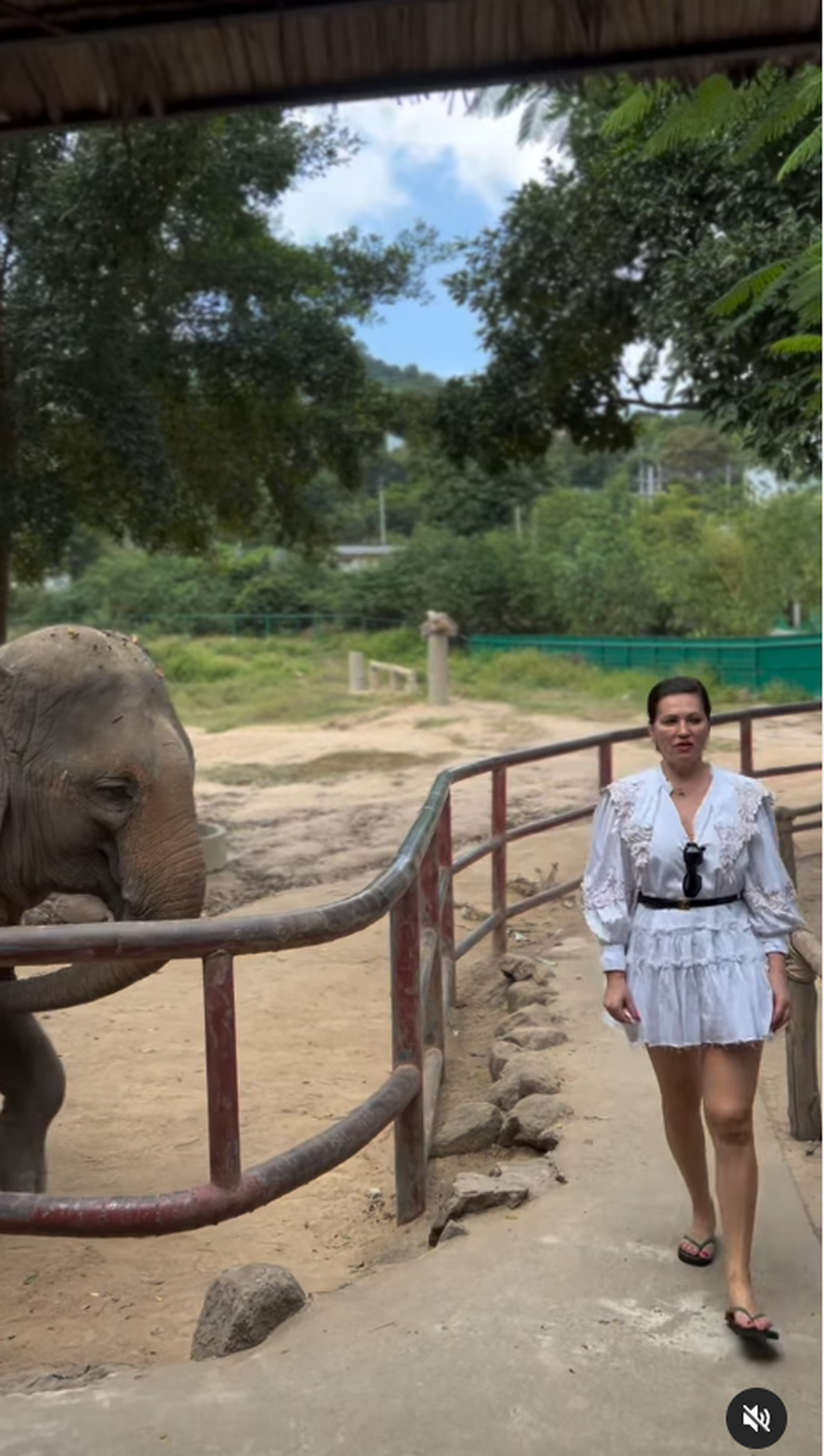 Nina Badrić uživa na lokaciji sa snimanja serije 'Bijeli lotos'