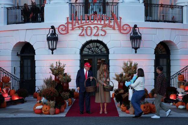U.S. President Trump and first lady host Halloween event at White House in Washington