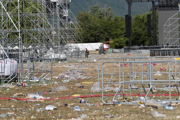 Jutro nakon koncerta Marka Perkovića Thompsona na sinjskom hipodromu