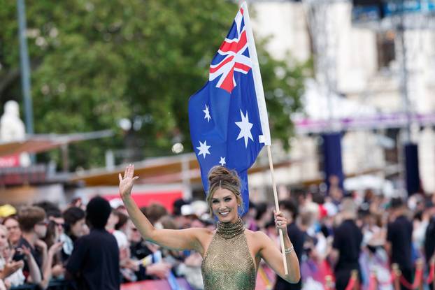 Eurovision Song Contest's 'Turquoise Carpet' event in Vienna