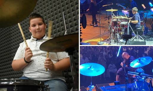 Kakav talent! Leny (12) je gost bubnjar Draženu Zečiću: 'Moj je idol, sve pjesme znam napamet'