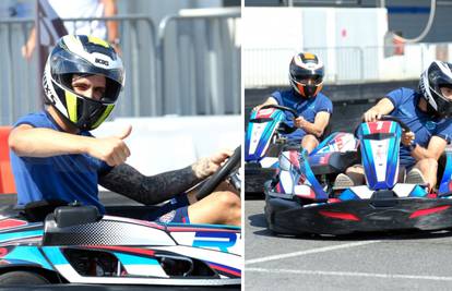 Gas do daske: Igrači Hajduka otišli su na karting u Maribor