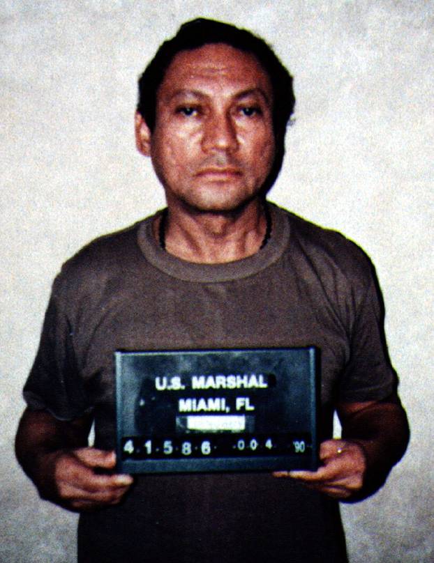 FILE PHOTO: File photo of Manuel Noriega.