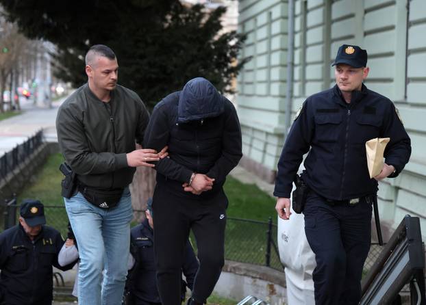 Osijek: Privođenje uhićenih zbog droge i pranja novca kod sudca istrage